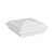4 in. x 4 in. New England Post Cap with Glue - White