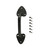 7-1/2 in. Heavy Duty Gate Pull - Black