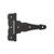 8 in. x 5.5 in. Heavy-Duty Decorative Tee Hinge - Black