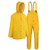 Yellow PVC Rainsuit with Bibs – Waterproof Jacket and Bib Pants – Size 3XL
