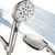 High Pressure 9-Function Shower Head with Handheld