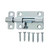 G-FORCE 43012 2-1/2 in. Barrel Bolt Zinc Plated Steel