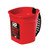 HANDY 2500 1 qt. Red Paint Pail Bucket with Magnetic Brush Holder & Adjustable Hand Strap