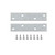 G-FORCE 40516 5 in. Mending Plate Zinc Plated Carded With Screws (4PC/Pack)
