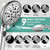 High Pressure 9-Function Shower Head with Handheld