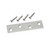 G-FORCE 40512 4 in. Mending Plate Zinc Plated Carded With Screws (4PC/Pack)
