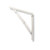 G-FORCE 41271 8 in. x 8 in. White Folding Shelf Brackets (2PC) With Screws