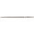 STANLEY 22-098 Single-Cut Round Bastard File 8 in.