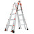 LITTLE GIANT 15422-001 Velocity IA 7 ft. - 19 ft. Aluminum Articulated Extension Ladder