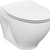 VOGUE Wall Hung Toilet With EA Rimless Flush - White