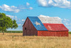 Texas Barn and Bluebonnets - Magnet