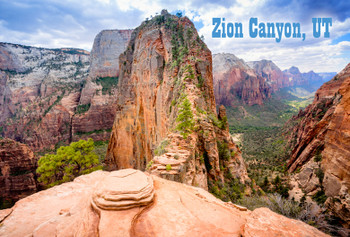 Zion Nat Park, Angels Landing - Magnet Zion Nat Park, Angels Landing - Magnet