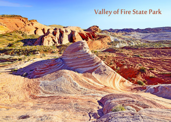 Valley of Fire, Fire Wave - Postcard