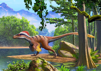Utahraptor - Postcard