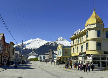 Skagway, Broadway - Postcard