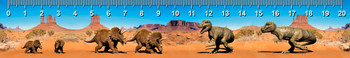 Triceratops T-Rex Ruler(cm)