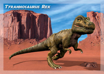 T-Rex Postcard