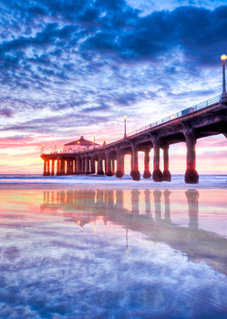 Manhattan Beach Pier - Postcard