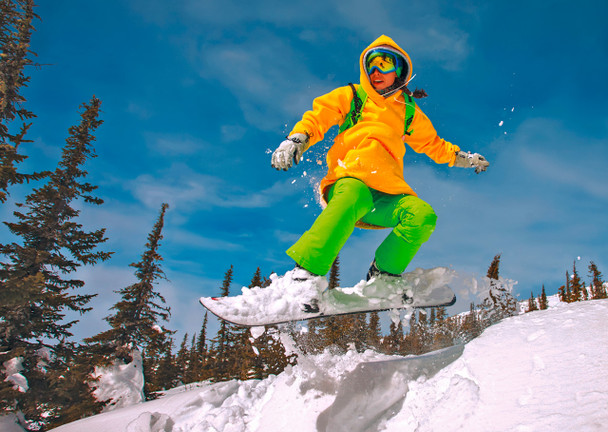 Snowboarder 2 - Postcard