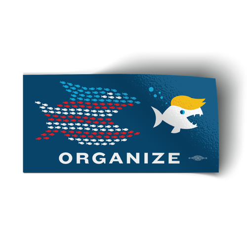 Organize (8" x 4" Vinyl Sticker)