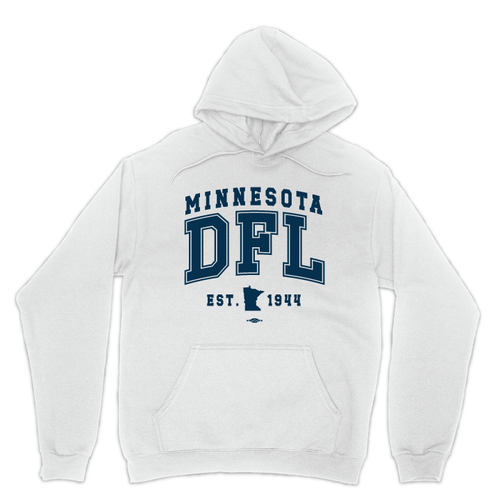 DFL University - Fill (White Pullover Hoodie) DFL University - Fill (White Pullover Hoodie)