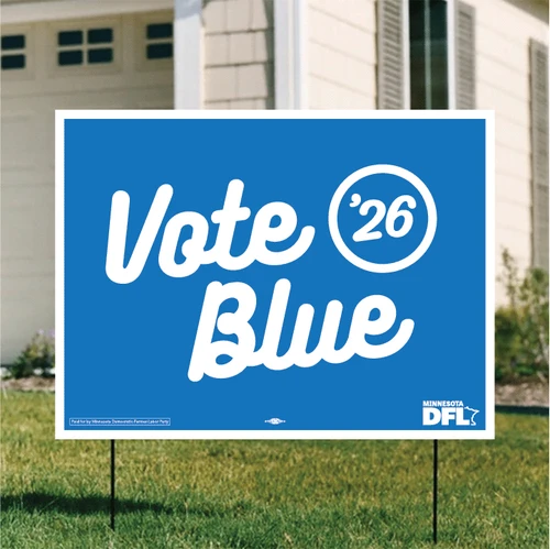 Vote Blue (24" x 18" Coroplast Yard Sign)