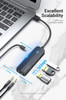 Vention CHIBB 3-Port USB3.0 Hub with Sound Card and Power Supply