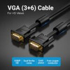 Vention VGA 3+6 DAEBI Male to Male Cable With Ferrite Cores 3 Meter