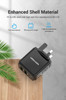 Vention FABB0-UK 2 Port USB(A+A) Wall Charger (18W/18W)