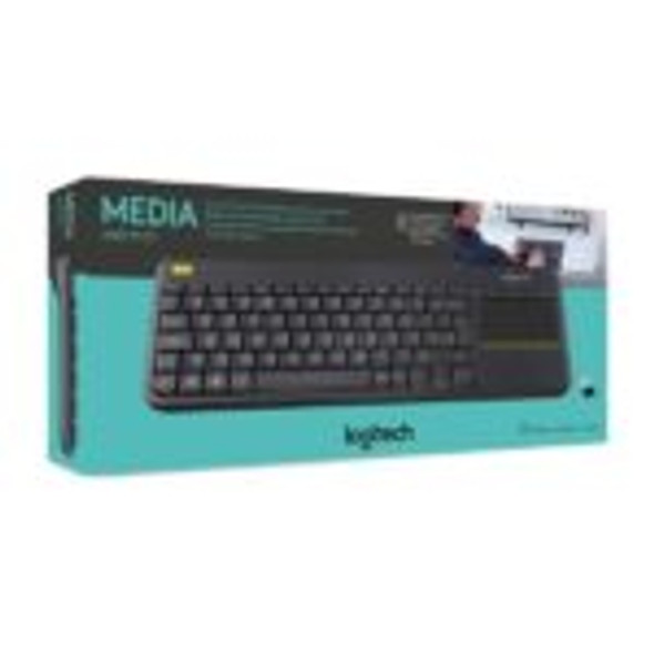 Logitech K400 Plus Wireless Touch Keyboard for PC to TV control