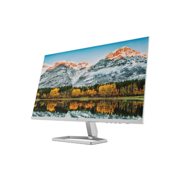 HP M27FW 27 inch FHD ULTRA SLIM LED MONITOR, White Color, Connectivity : VGA, 2*HDMI ~ 2H1A4AA