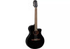 Yamaha - NTX BL - Thinline Acoustic-Electric Nylon-String Guitar - Black