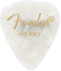 Fender 351 Shape Picks 12-Pack Heavy White Moto