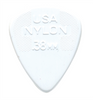 Dunlop - 44P38 - Nylon Guitar Picks - Standard / 0.38mm / White - Pack of 12