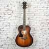 Taylor - 326ce - Left-Handed Acoustic-Electric Guitar - Tropical Mahogany Top - Soundport Cutaway - w/ Taylor Deluxe Hardshell Brown Case x3037