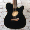 Fender - Telecoustic - MIJ Thinline Acoustic-Electric Guitar, Black - x4239 - USED