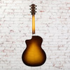 Taylor - 224ce-UA Deluxe Limited Edition - Acoustic-Electric Guitar - Layered Urban Ash - Full Tobacco Sunburst - with  Taylor Deluxe Hardshell Case - USED (224ce-UA DLX LTD-U)