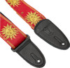 Levy's 2" Wide Red Jacquard Guitar Strap.