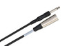 Hosa PXM-105 1/4 inch TS Male to XLR Male Unbalanced Interconnect Cable - 5 foot