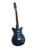 Danelectro - Triple Divine - Electric Guitar - Blue Metallic