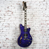 EVH - SA-126 Special QM - Semi-Hollow Electric Guitar - Transparent Purple - w/ SA-126 Ivory Hardshell Case - x1241 USED