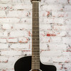 Taylor - DEMO 214ce-BLK Plus - Acoustic-Electric Guitar -Maple/Spruce - Black - w/ Hardshell Case
