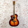 Taylor - DEMO 224ce-K DLX LH - Left-Handed Acoustic-Electric Guitar - Koa/Koa - Shaded Edgeburst - w/ Hardshell Case