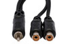 Hosa YRA-104 Y-Cable RCA to Dual RCA(F)