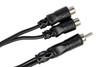 Hosa YRA-104 Y-Cable RCA to Dual RCA(F)