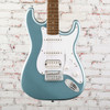 Squier Affinity Series Stratocaster Junior HSS, Laurel Fingerboard, White Pickguard, Ice Blue Metallic 