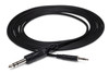 Hosa Technology - CMS-110 - Stereo Interconnect Cable - 10ft 3.5mm to 1/4 TRS - 10 FT