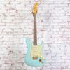 Fender Custom Shop F22 LTD 59 Strat, Hardtail, Gold-Hardware, Journeyman Relic, Faded Daphne Blue