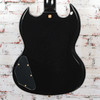 Epiphone - Inspired by Gibson SG Custom - Electric Guitar with  2-Humbuckers - Ebony - with  Premium Gig Bag (EIGSGCEBGH1)