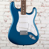 Fender Standard Stratocaster, Laurel Fingerboard, White Pickguard, Aqua Marine Metallic